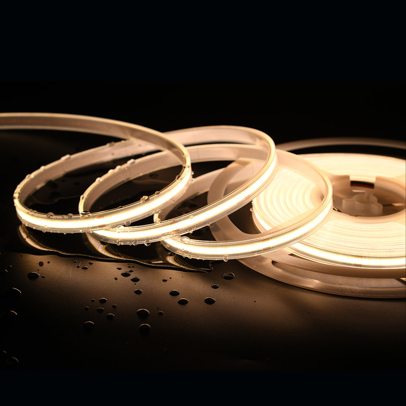 1000LM Parlaklık COB LED Şerit RGB RGBW 3000K 4000K 6000K Seçenekler 480 LED / m CRI 90-95 5m Rolls